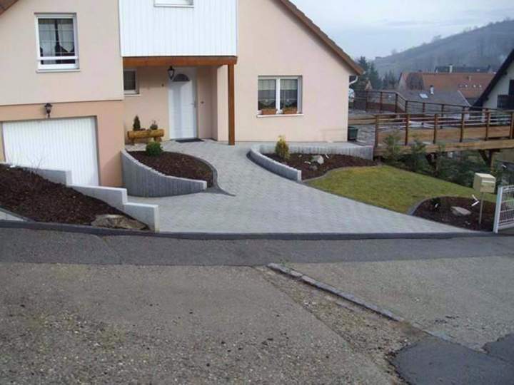 Aménagement pavé Eguisheim