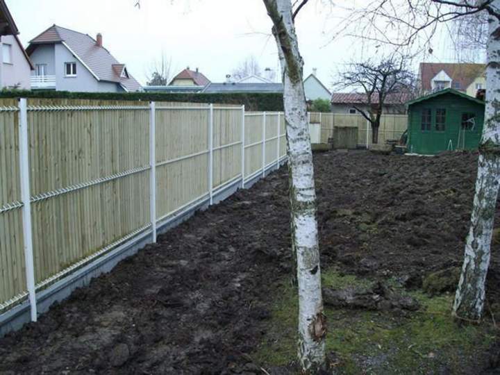 Pose clôture Eguisheim