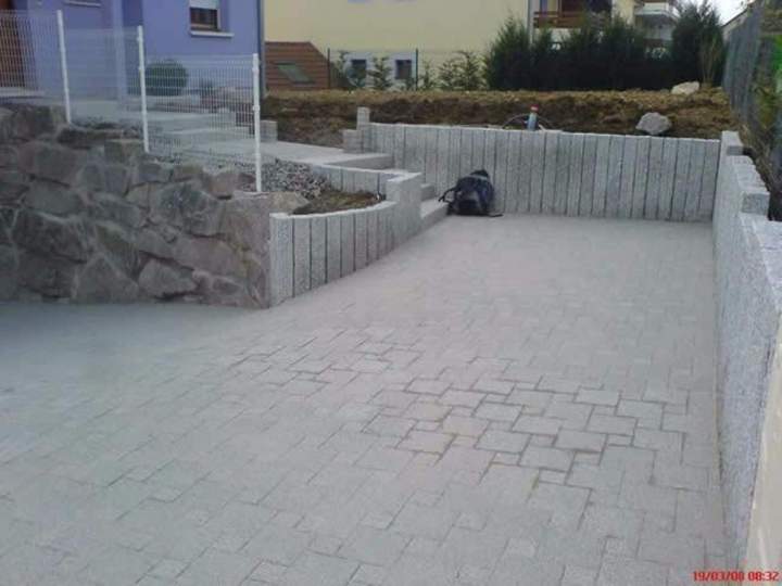 Pose de pavés Eguisheim