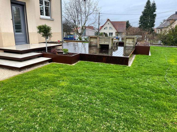 Pose gazon Eguisheim