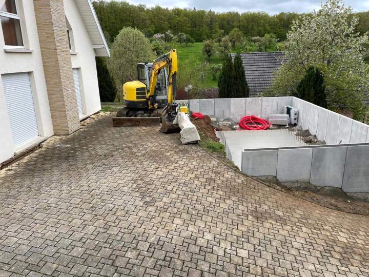 Pose de dallage Eguisheim