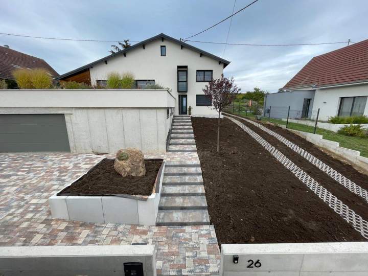 Installation de pavés Eguisheim