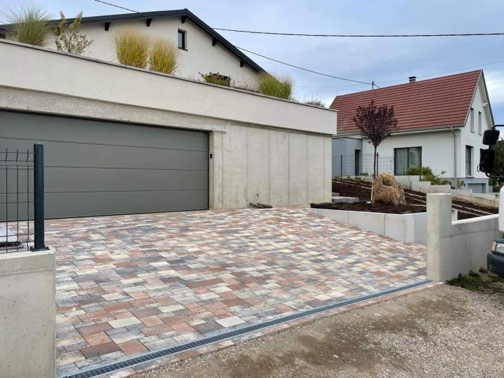 Installation de pavés Eguisheim